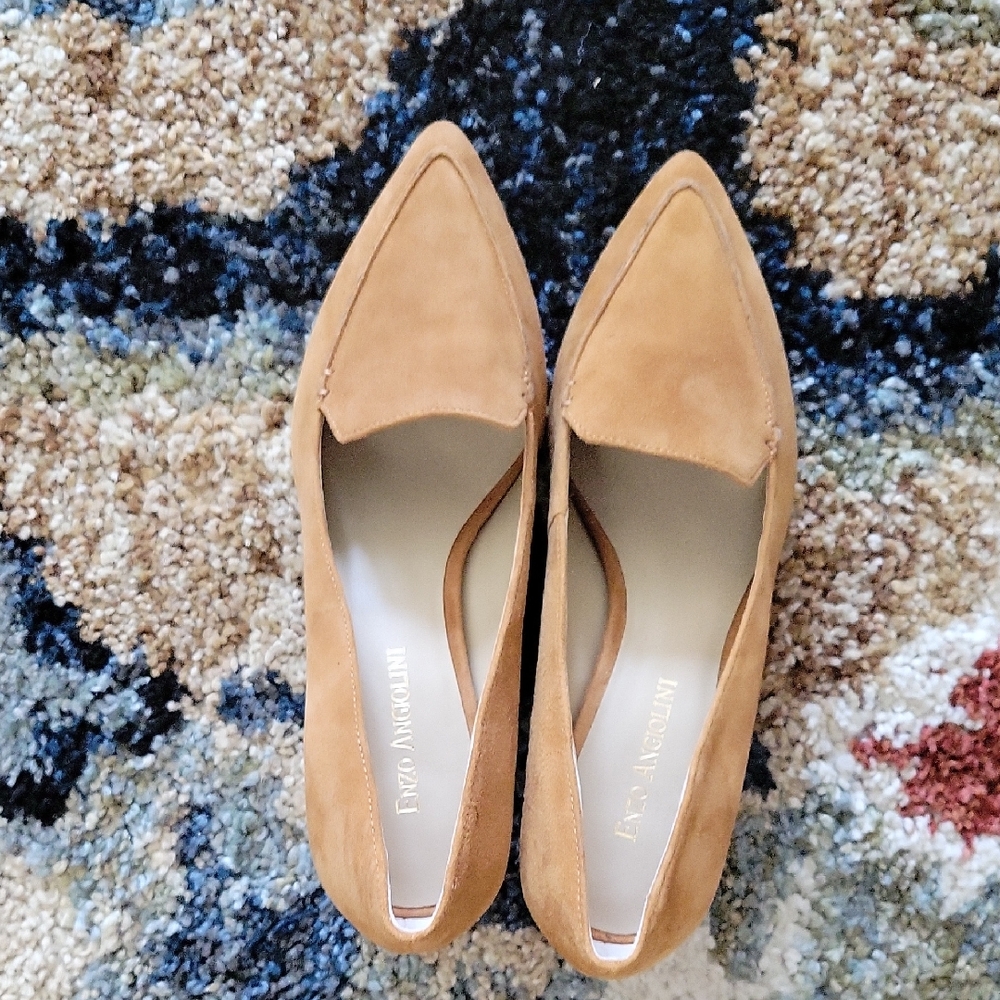 Toffee colored loafer shoes